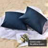 PiccoCasa Waterproof Decors Cushion Sofa Throw Pillow Covers 2 Pcs - 4 of 4