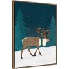 Amanti Art Christmas Caribou by Tania Garcia Canvas Art Framed - 2 of 4