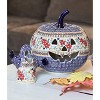 Blue Rose Polish Pottery L022-Manufaktura Large Pumpkin - 3 of 3
