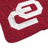 NCAA Oklahoma Sooners Wordmark 60 x 70 Faux Shearling Blanket - image 2 of 3