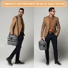 Tirrinia Dual Compartment Classic Molded Lunch Bags Cooler for Adults Kids, Insulated Leakproof Thermal Lunch Box Totes for Lunch Bento - 4 of 4