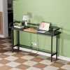 VECELO Narrow Console Table with Charging Station & Power Outlet - 4 of 4