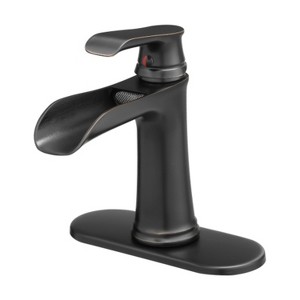 LunaLulinlk Sink faucet with countertop, bathroom faucet for sink, single hole single handle faucet - 1 of 4