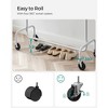 SONGMICS 286.6lb Clothes Garment Rack Heavy Duty Clothing Rack on Wheels Rolling Clothes Rack - 4 of 4