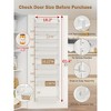 MOEPISY Over The Door Pantry Organizer, 9-Tier White Pantry Door Organizers and Storage with Adjustable Basket - 2 of 4