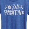 Women's - Instant Message - Stay Positive Punk Short Sleeve Graphic T-Shirt - 2 of 4