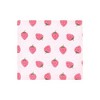 Hudson Baby Infant Girl Cotton Flannel Receiving Blankets, Strawberry, One Size - 3 of 4