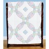 Jack Dempsey Stamped White Quilt Blocks 18"X18" 6/Pkg-Patchwork Wedding Rings - 3 of 3