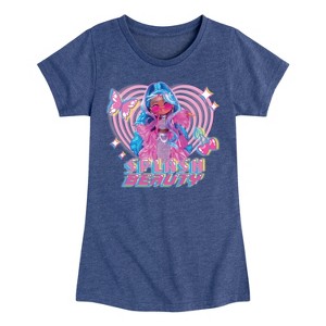 Girls' - LOL Surprise! - Splash Beauty w/ Butterflies & Hearts Fitted Short Sleeve Graphic T-Shirt - 1 of 4