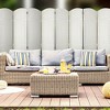 Sorbus 8 Panel Room Divider Panel, 6 ft. Tall Extra Wide Double Hinged Panels - Folding Privacy Screens - 2 of 4