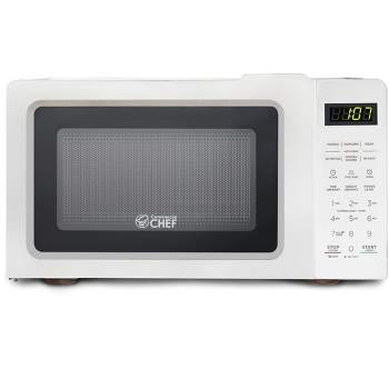 COMMERCIAL CHEF 0.6 Cubic Foot Microwave with 6 Power Levels, Small  Microwave with Grip Handle, 600W Countertop Microwave with 30 Minute Timer  and Mechanical Dial Controls, White - Yahoo Shopping
