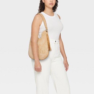 Western Faux Suede with Tassel Shoulder Bag Purse – Universal