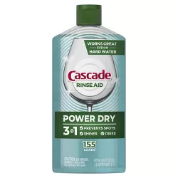 Cascade Power Dry Dishwasher Rinse Aid - 16 fl oz