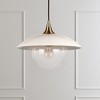 Hudson and Canal 14.5" Wide Pendant with Metal/Glass Shade - 4 of 4