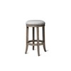 Maven Lane Eva Swivel Backless Fabric Counter Height Bar Stool - 3 of 4
