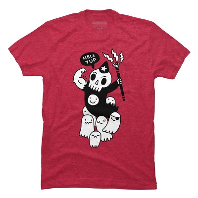 Men's Design By Humans Super Duper Necromancer By obinsun T-Shirt