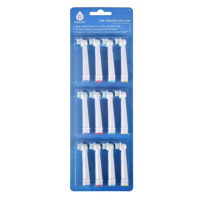 Pursonic Sensitive Replacement Generic Oral B Brush Heads - 12ct, 2 of 4