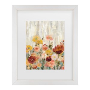 Trademark Fine Art - Silvia Vassileva Sprinkled Flowers II Spice Matted Framed Art - 1 of 4