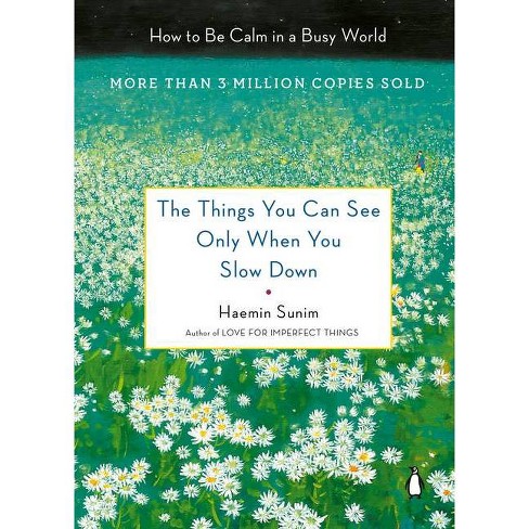 The Things You Can See Only When You Slow Down - by Haemin Sunim (Hardcover)