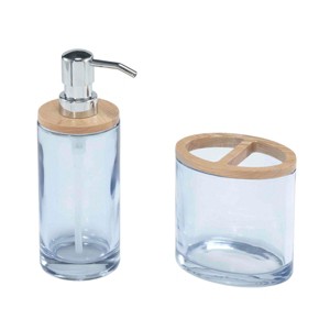 Izod Cove Toothbrush Holder & Lotion Dispenser Set - 1 of 3