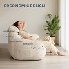 MAXYOYO Giant Bean Bag Chair with Pillow - Plush Large Bean Bag Chair Couch (Zippered Link Pillow) - 4 of 4