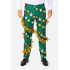 Suitmeister Men's Christmas Laurel Suit - Christmas Outfit With Garland - Green  - Size Medium - 4 of 4