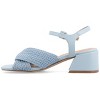 Journee Collection Womens Zerlina Knit Block Heel Sandals - 2 of 4
