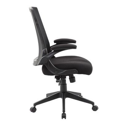 Black Mesh High Back Swivel Task Chair with Adjustable Arms