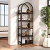 NicBex Bookshelf with Display Shelves & Metal Frame Bookcases for Living Room Home Office - 3 of 4