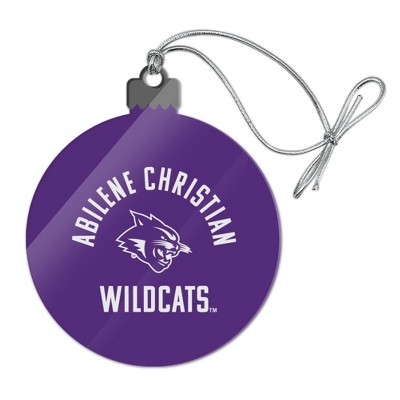Abilene Christian Wildcat Acrylic Christmas Tree Holiday Ornament