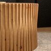 NicBex Nesting Coffee Table Set of 2, Textured Cylinder End Side Tables, Vintage Modern Style for Living Room Office Balcony Yard - 4 of 4