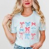Simply Sage Market Patriotic Bows Stacked Coquette Short Sleeve Tee - 2 of 4
