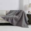 100% Cotton Waffle Weave All-Season Bed Blanket - Great Bay Home - image 3 of 4