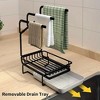 Aghana Digitals Stainless Steel Sink Organizer with Drain Pan for Sponge, Soap, Brush & Dishcloth - 4 of 4