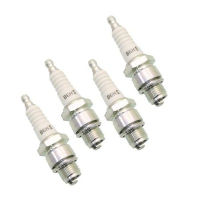 NGK 4 Pack of Genuine OEM Replacement Spark Plugs # B6HS-4PK