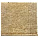 60" x 72" Outdoor Cord-Free Natural Rollup Blinds Natural - Radiance