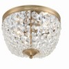 Crystorama Lighting Nola 2 - Light Flush Mount in  Vibrant Gold - 2 of 3