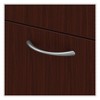 HON Mod Mobile Pedestal, Left or Right, 3-Drawers: Box/Box/File, Legal/Letter, Traditional Mahogany, 15" x 20" x 28" - 3 of 4