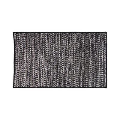 Colonial Mills Crestwood Tweed Doormats - Ash Black 26" x 40"