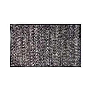 Colonial Mills Crestwood Tweed Doormats - Ash Black 22" x 34" - 1 of 4