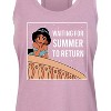 Women's - Disney Princess - Waiting For Summer Graphic Racerback Tank - 2 of 4