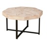 NicBex Modern 29.1" Octagonal Coffee Table with Metal Cross Legs for Living Room and Office - 4 of 4
