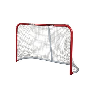 Mylec Pro Official Regualtion Sized Steel Goal for Indoor + Outdoor Play (6x4 Feet), Portable, Easy Snap Assembly and Net Weave System, (Red, 56lbs) - 1 of 2