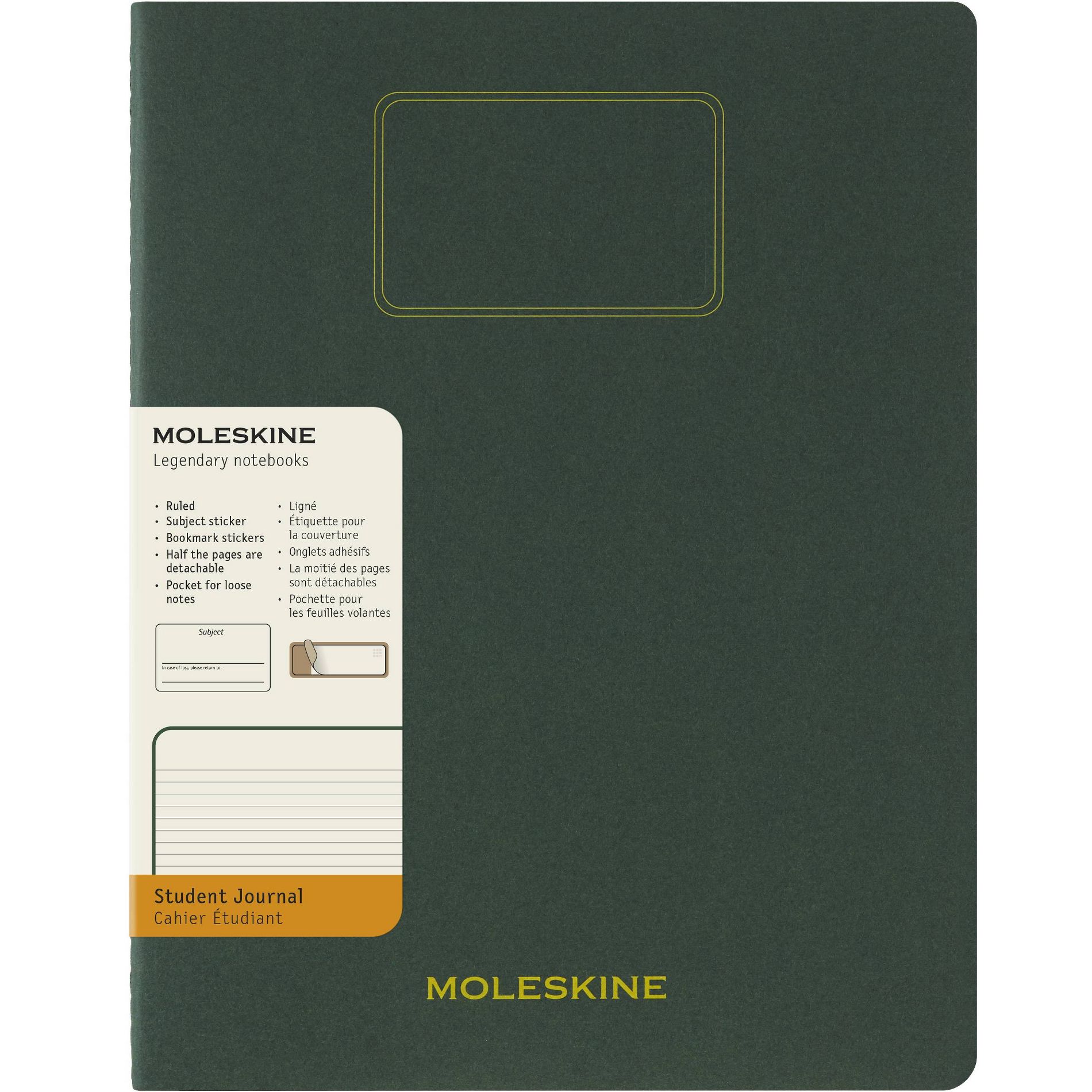 Moleskine Student Cahier Green