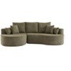 ModernLuxe 106"W Sectional Sofa, 2pcs Cloud Curved Sofa Couch with Chaise For Living Room Bedroom Apartment - 4 of 4