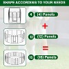 FDW Dog Playpen Pet Dog Fence 2-32 Panels  24/32/40"H Metal Dog Pen Outdoor Exercise Pen with Doors for Large/Medium /Small Dogs for RV,Camping,Yard - 3 of 4