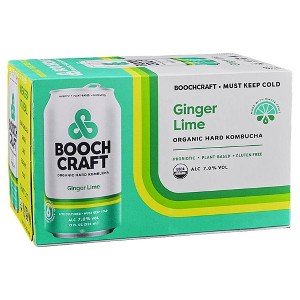 Booch Craft Ginger Lime Hard Kombucha - 6pk/12 fl oz Cans - 1 of 1