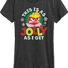 Women's - Inside Out 2 - Anger This Is As Jolly As I Get Short Sleeve Graphic T-Shirt - 2 of 4