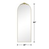Dovelina Vintage Arched Full Length Standing Mirror Vanity Floor Mirror - 4 of 4
