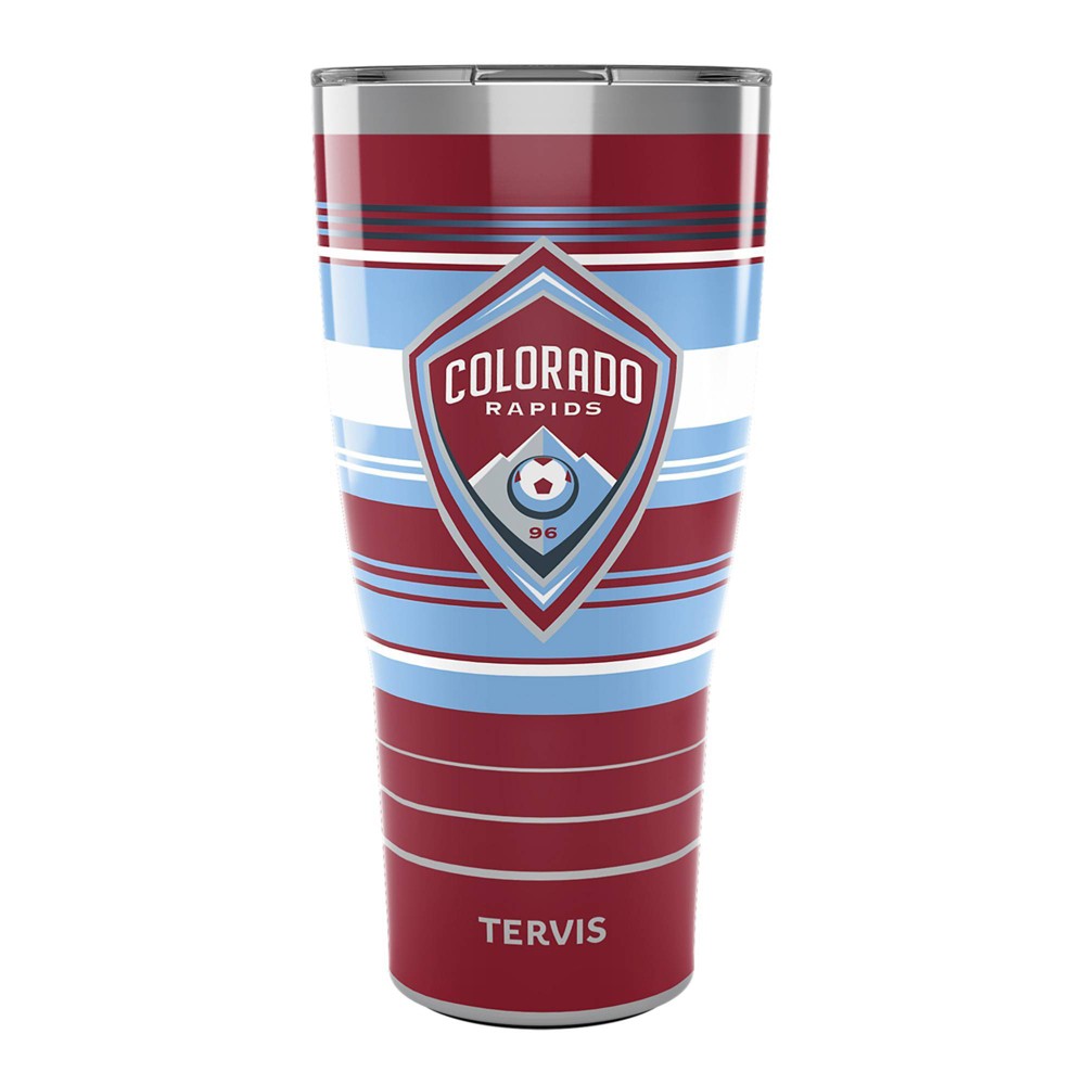 Photos - Glass MLS Colorado Rapids 30oz Hype Stripe Stainless Steel Tumbler 